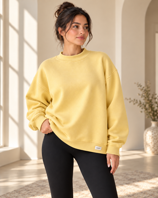 TREMIX Heavyweight Oversized Mock Neck Sweatshirt