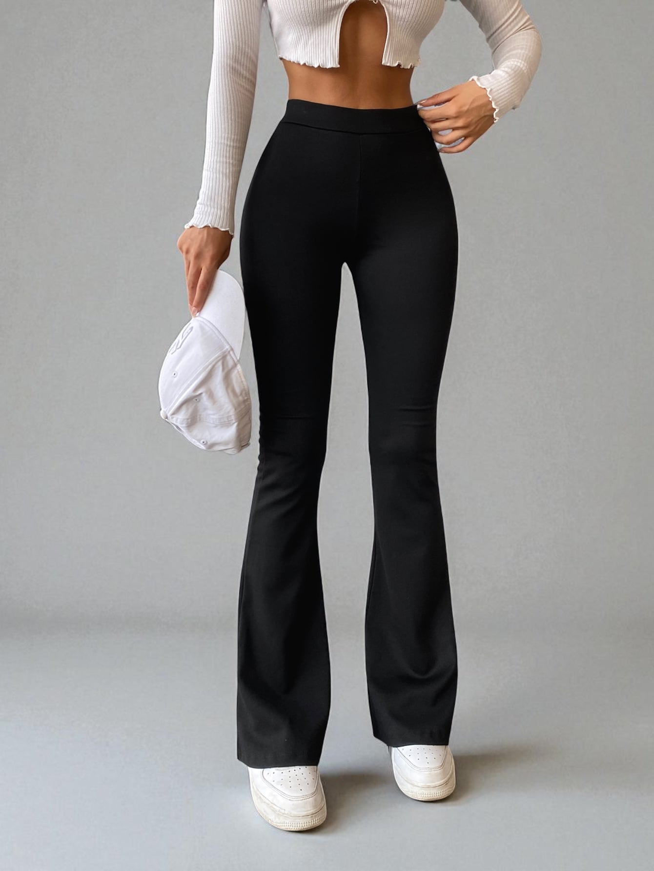 Tremix Sculpting High-Rise Flared Leggings - Black