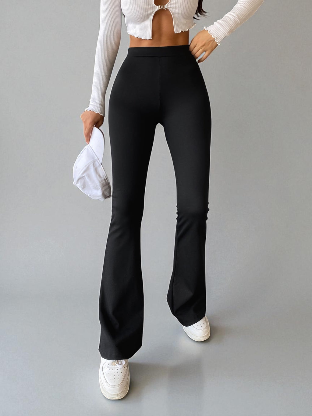 Tremix Sculpting High-Rise Flared Leggings - Black