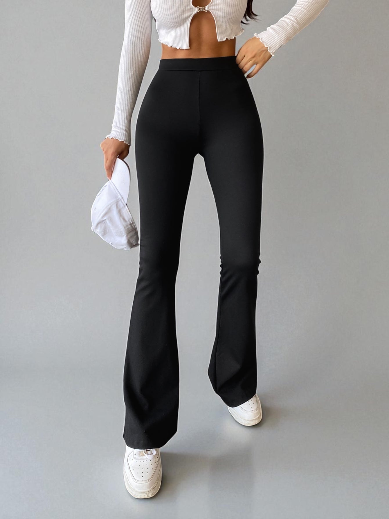 Tremix Sculpting High-Rise Flared Leggings - Black
