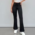 Tremix High-Waist Black Flare Pants | Drawstring Leggings for Women