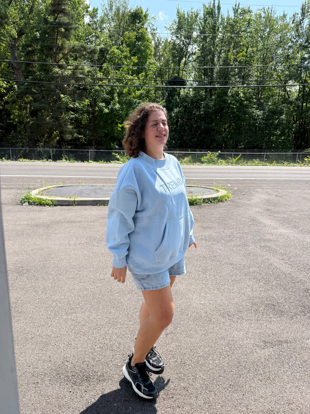 Tremix Signature Heavyweight Mockneck Fleece - Sky Blue