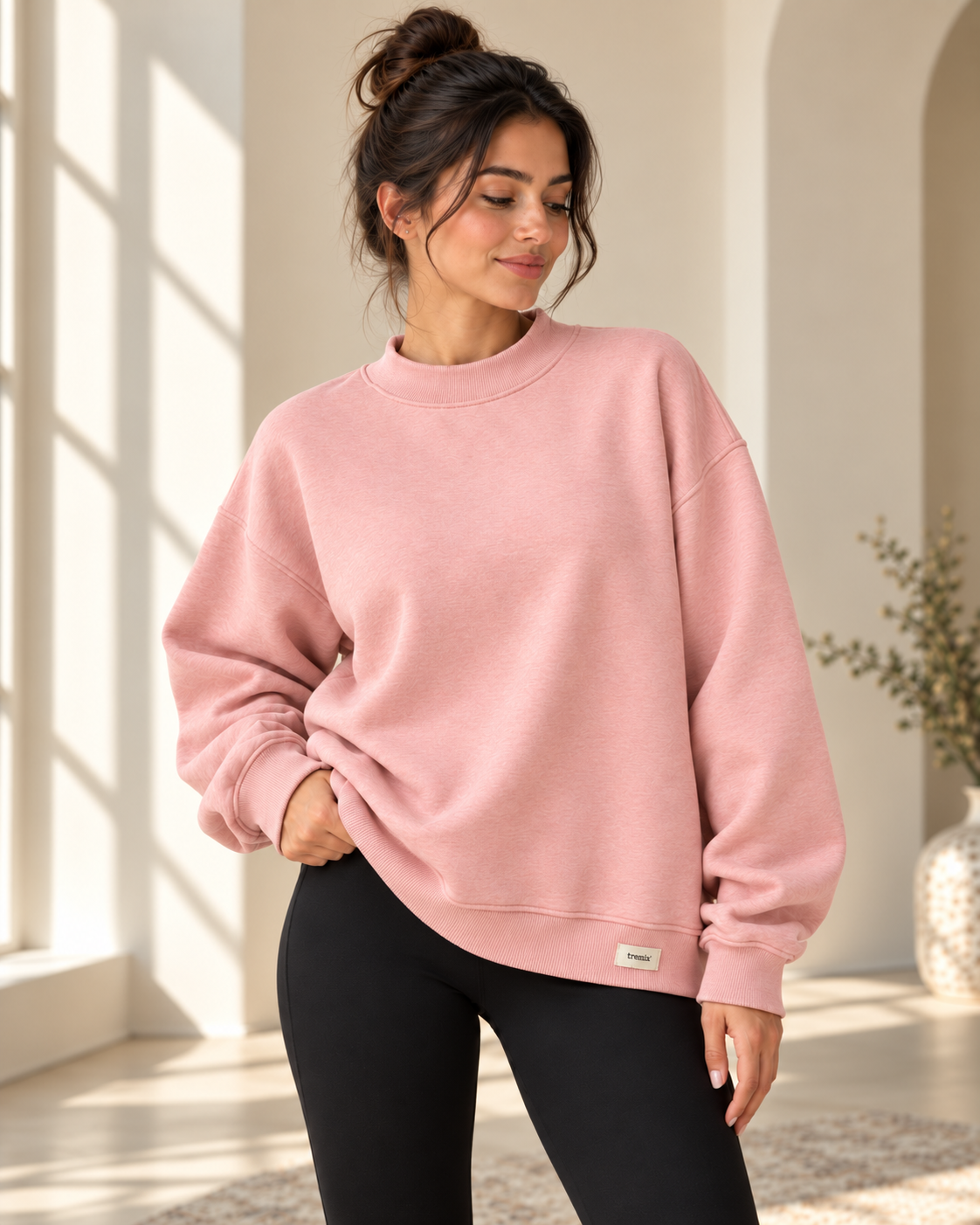 TREMIX Heavyweight Oversized Mock Neck Sweatshirt