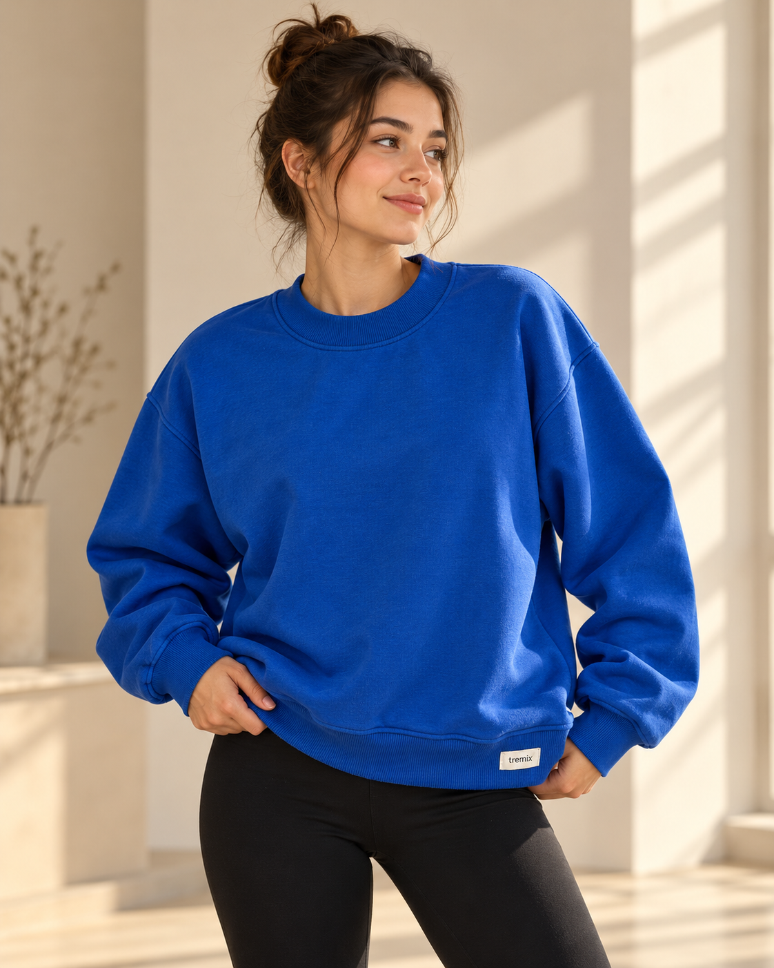 TREMIX Heavyweight Oversized Mock Neck Sweatshirt