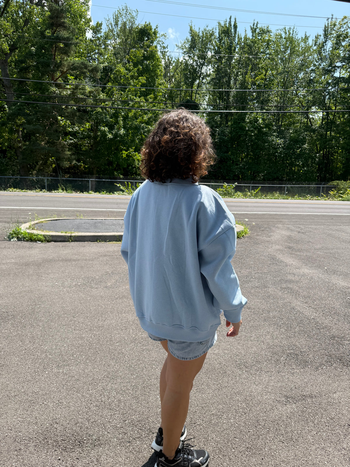 Tremix Signature Heavyweight Mockneck Fleece - Sky Blue