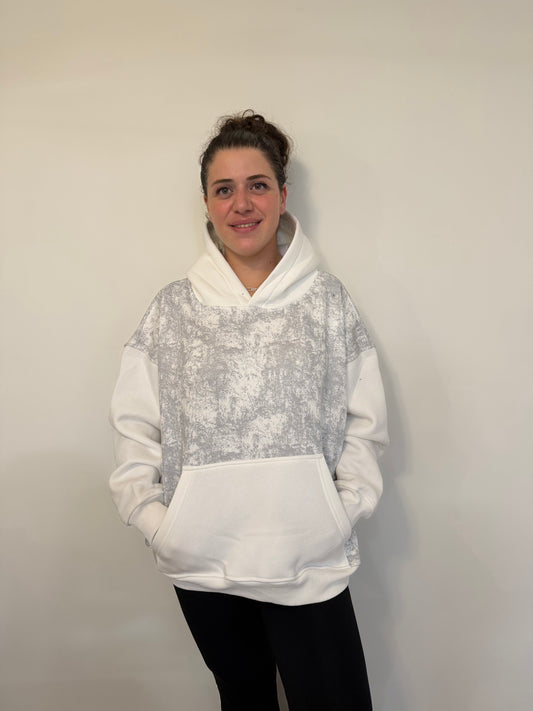 Premium Turkish Cotton Oversized Hoodie | Vintage Wash Distressed Streetwear Sweatshirt
